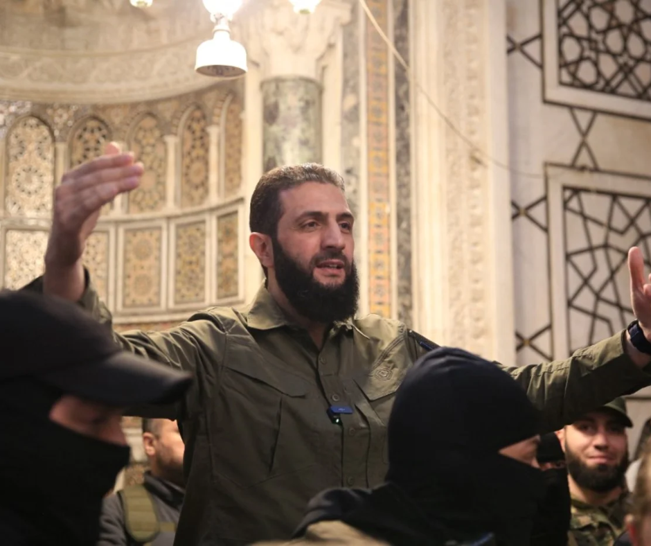 Abu Mohammad al-Joulani, leader of Hayat Tahrir al-Sham (HTS)